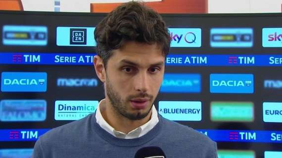 Ranocchia a Dazn: "Felice del rinnovo, voglio raggiungere obiettivi importanti"