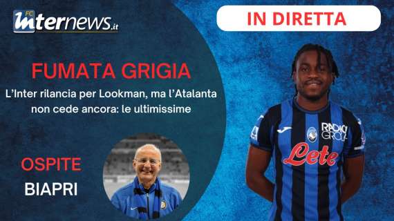 Rivivi la diretta! TIRA e MOLLA per LOOKMAN, l'INTER rialza ma l'ATALANTA non cede: TIFOSI in ANSIA. Le ULTIMISSIME sulla TRATTATIVA