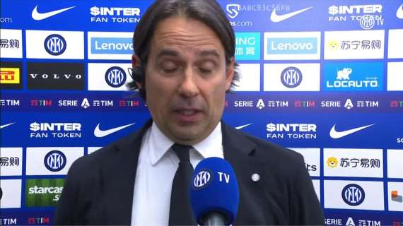 Inzaghi a InterTV: "Correa ha fatto bene, è uscito perché ha sentito un dolorino"