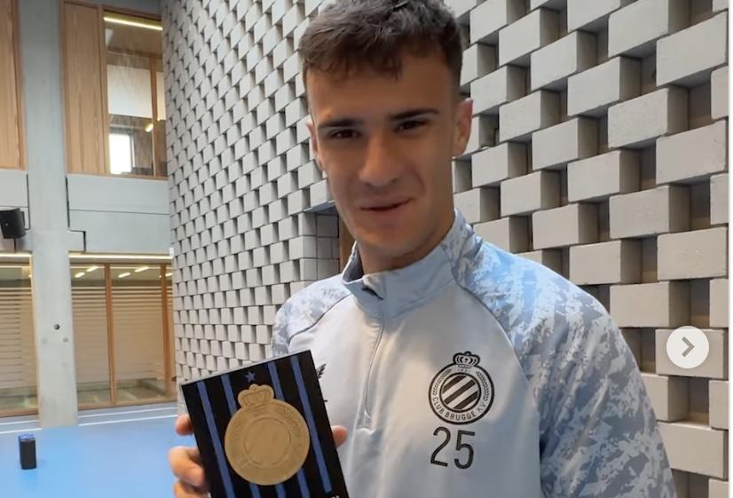 VIDEO - Bruges, Stankovic eletto miglior giocatore del mese di ottobre: "Wow, è un premio speciale per me"
