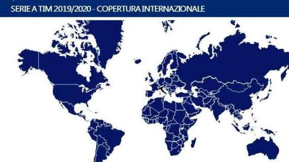 Serie A 2019/20, la Lega rende nota la copertura televisiva internazionale