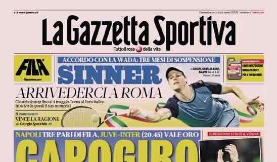 Prima GdS - Capogiro Scudetto. Napoli, tre pari di fila, Juve-Inter vale oro