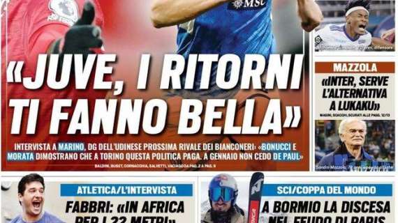 Prima TS - Mazzola: "Inter, serve un'alternativa a Lukaku". Il Cagliari si riprende il Ninja 