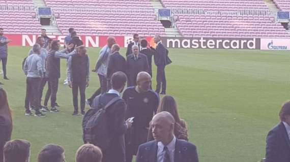 FOTOGALLERY - Le immagini del sopralluogo al Camp Nou