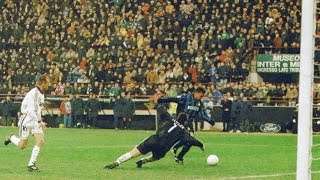 VIDEO - LA PARTITA DEL GIORNO - 25/11/1998; Inter-Real: la notte di Baggio