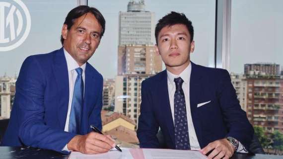 Inzaghi-Inter avanti insieme fino al 2024, Zhang: "Mister, lavorare con te è un dono per me"