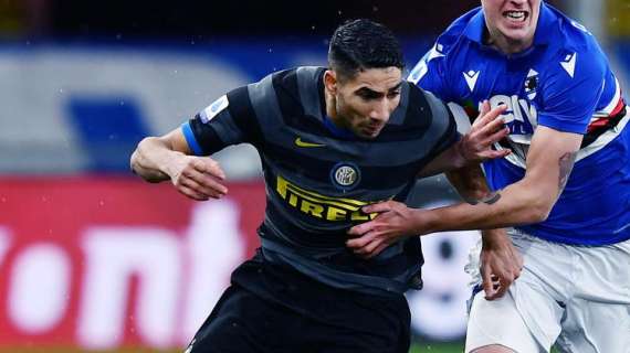 Sampdoria-Inter - Hakimi senza rivali, menzione per De Vrij ed Eriksen