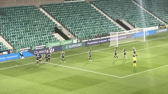 Inter Women, due su due in Women's Europa Cup: Tomasevic in rete, Hibernian battuto anche nella gara di ritorno