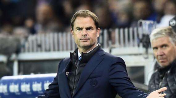 De Boer: "Peccato che sia finita così, serviva più tempo. Grazie a tutti"