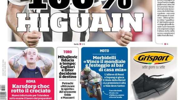 Prima CdS - Mihajlovic, l'Inter sarà decisiva: l'ex nerazzurro Mazzarri è pronto a subentrare