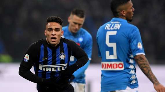 Lautaro punta il Napoli: finora due reti in tre sfide contro gli azzurri