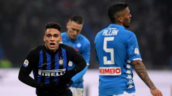 Napoli-Inter, sarà la 146esima in Serie A: nerazzurri avanti nei precedenti