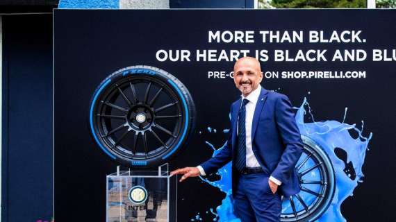 Per Spalletti il benvenuto anche dello sponsor Pirelli