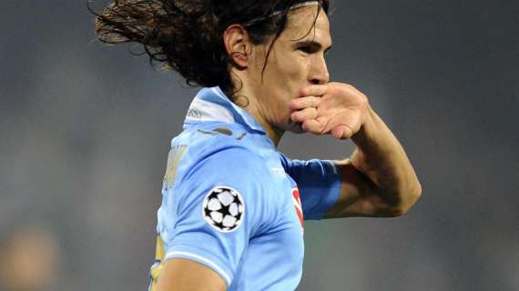 Sky annuncia: "Cavani in campo al 40%"