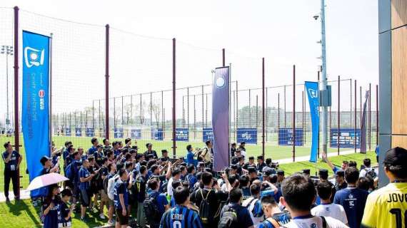 FOTO - Folla a Nanchino per l'allenamento dell'Inter