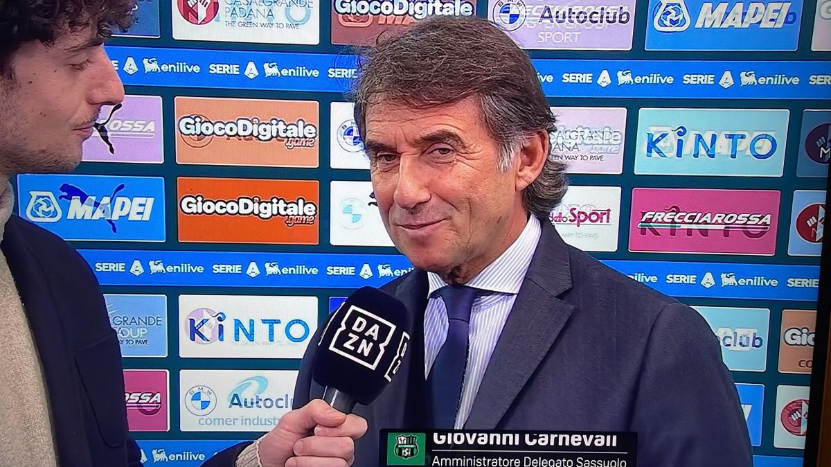 Sassuolo, Carnevali a DAZN: "Fatti come quello di Cremona fanno male al calcio". Poi fa il punto su Muharemović