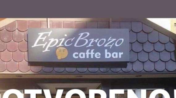 Attività Brozovic: inaugurato l'Epic Brozo caffè bar