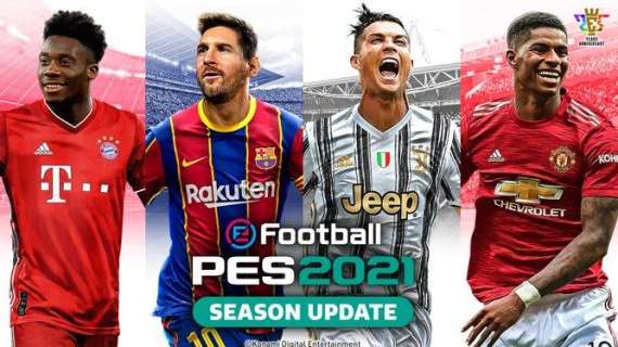 Messi, il futuro può attendere: anche la Pulce nella copertina di PES 2021... con la maglia del Barcellona