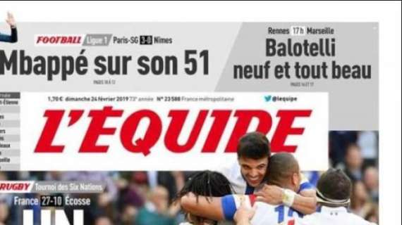 Balotelli conquista Marsiglia, L'Equipe lo esalta: "Nuovo e tutto bello"