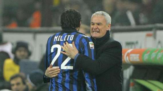 Ranieri e i suoi campioni: "Non avete scritto Milito?"