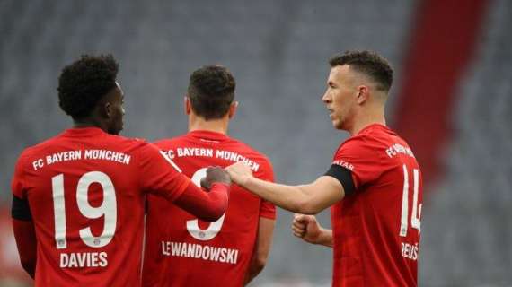 Cinquina del Bayern Monaco all'Eintracht Francoforte, Perisic in campo per 63 minuti