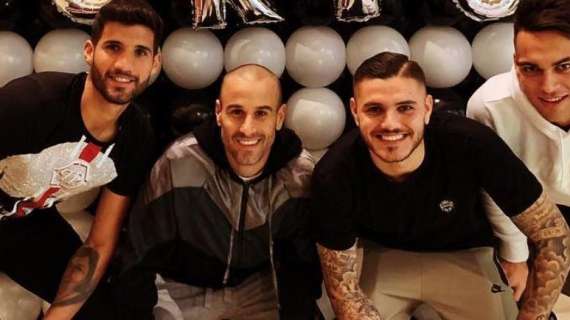 Reunion argentina a Milano: Icardi con Lautaro, Palacio e Lisandro