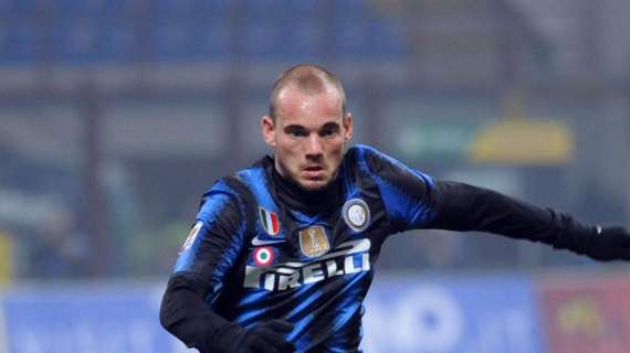 Sneijder: "Stasera giochiamo da Inter. La Premier? Ho un contratto"