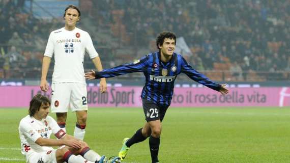 Inter vs Cagliari nerazzurri a vuoto dal 2011 in Serie A