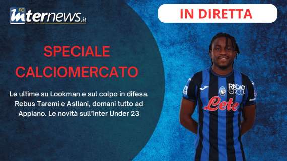 Rivivi la diretta! PACE fatta tra LAUTI e CALHA! Speciale CALCIOMERCATO, domani tutti ad APPIANO! L'INTER U23...