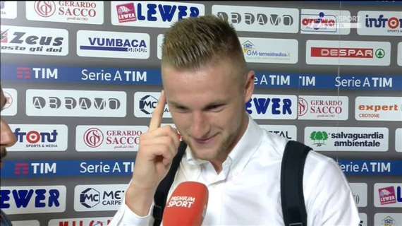 Skriniar dalla mixed: "Contento per il gol. Non abbiamo fatto una grande prova, ma contano i punti"