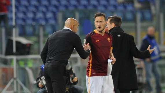 Spalletti-Totti, lite negli spogliatoi dell''Atleti Azzurri'