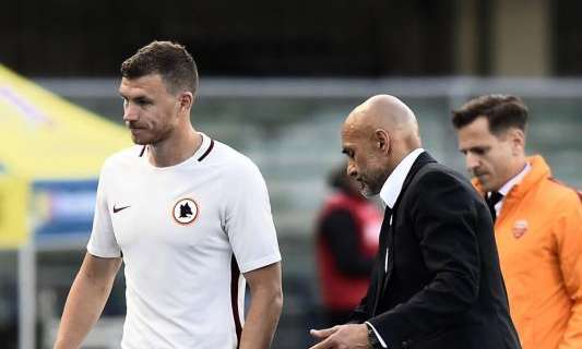 Strootman e Dzeko salutano Spalletti su Instagram