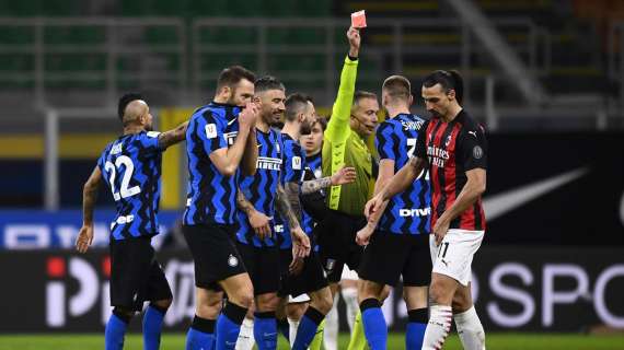 Milan-Inter, in Serie A è derby del fair play: ultimi 15 match senza un espulso