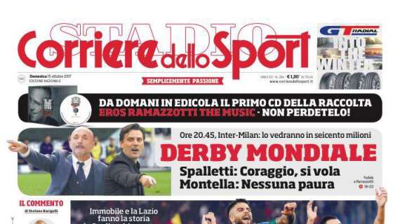 Prima pagina CdS - Derby Mondiale