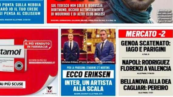 Prima TS - Ecco Eriksen: Inter, un artista alla Scala. Per la prossima stagione c’è Mertens