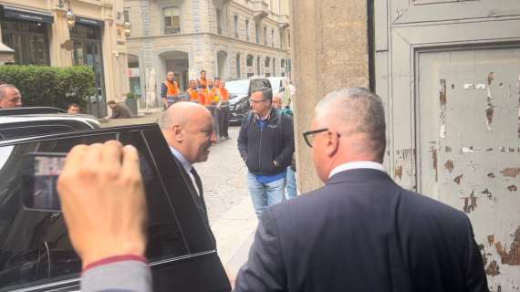 VIDEO - L'Inter arriva al pranzo UEFA: Zanetti non parla, Marotta si dice tranquillo