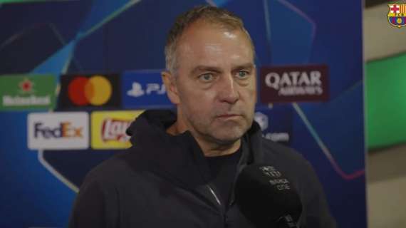 Barcellona, Flick: "Prestazione fantastica, ma dovremo parlare dei 3 gol subiti"