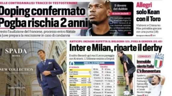 Prima CdS - Inter e Milan, riparte il derby 