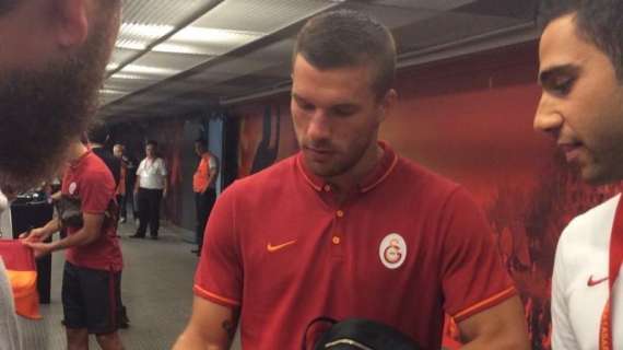 Podolski, buona la prima turca: gol salva-Galatasaray