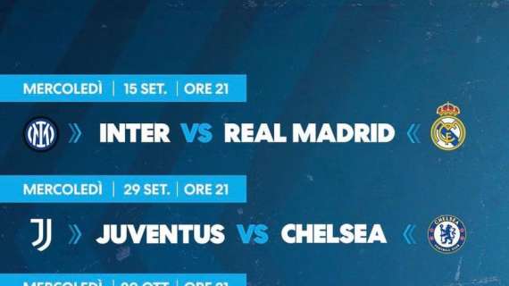 Inter-Real Madrid in streaming: verrà trasmessa da Prime Video