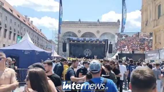 VIDEO - Marea nerazzurra a Monaco di Baviera: le immagini dalla fan base di Odeonsplatz