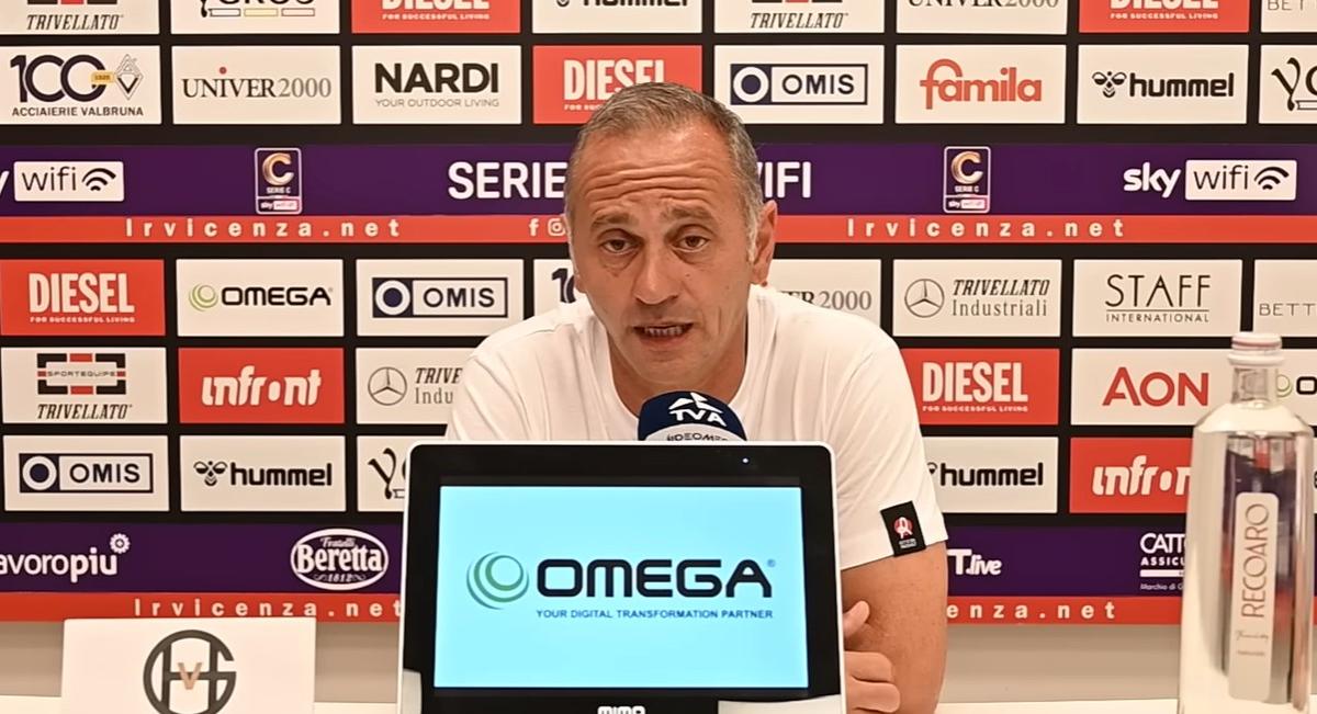 L.R. Vicenza, Gallo: "Inter U23 piena di talenti. E domani dovremo mangiare pasta alle 9.15..."