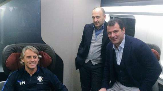 FOTO - Inter verso Empoli: sul treno anche Ausilio 