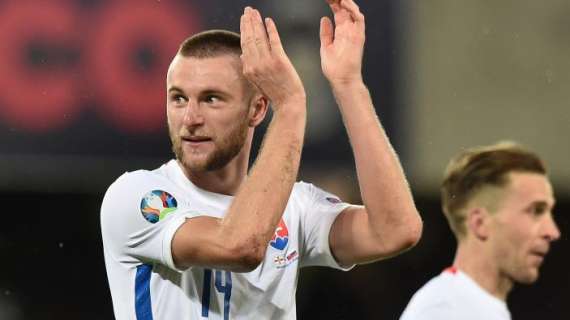 InterNazionali - Skriniar in campo 90 minuti nella vittoria per 1-0 della Slovacchia sulla Scozia