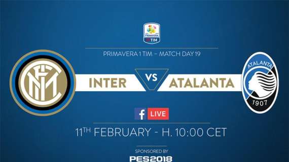 Primavera 1, Inter-Atalanta in diretta su Facebook