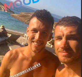 Dzeko-Perisic, prove di feeling: i due sono insieme in vacanza