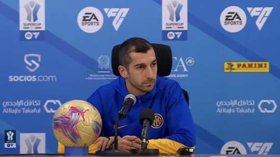 Mkhitaryan in conferenza: "Sento di essere tornato al top. Futuro in Arabia? Sto bene all'Inter"