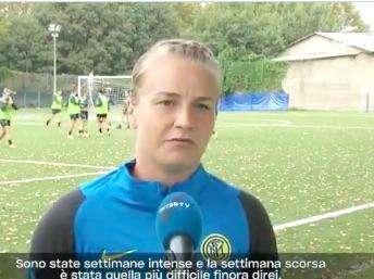 Inter Women, Auvinen: "Contro il Napoli non sarà semplice, ma la vittoria contro l'Hellas Verona ci ha dato fiducia"