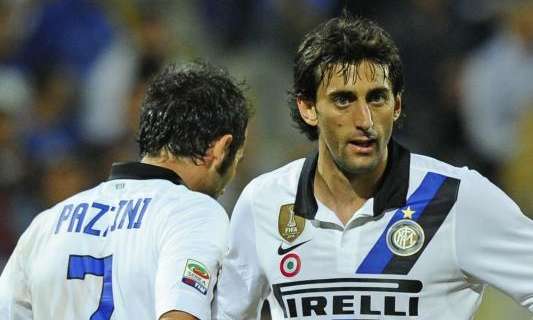 Turnover Ranieri: Milito per Pazzo, fuori anche Motta?