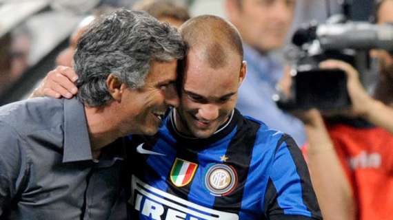 Mou: "Sì, allenerei ancora Sneijder. EL all'Inter, si può. E dopo l'addio..."